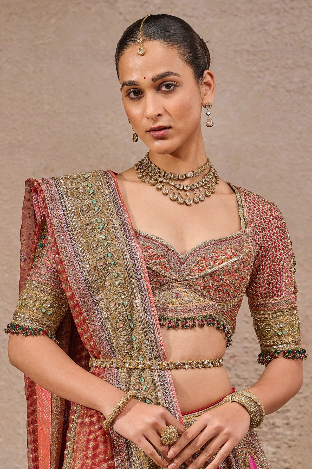 Navratna Bridal Lehenga