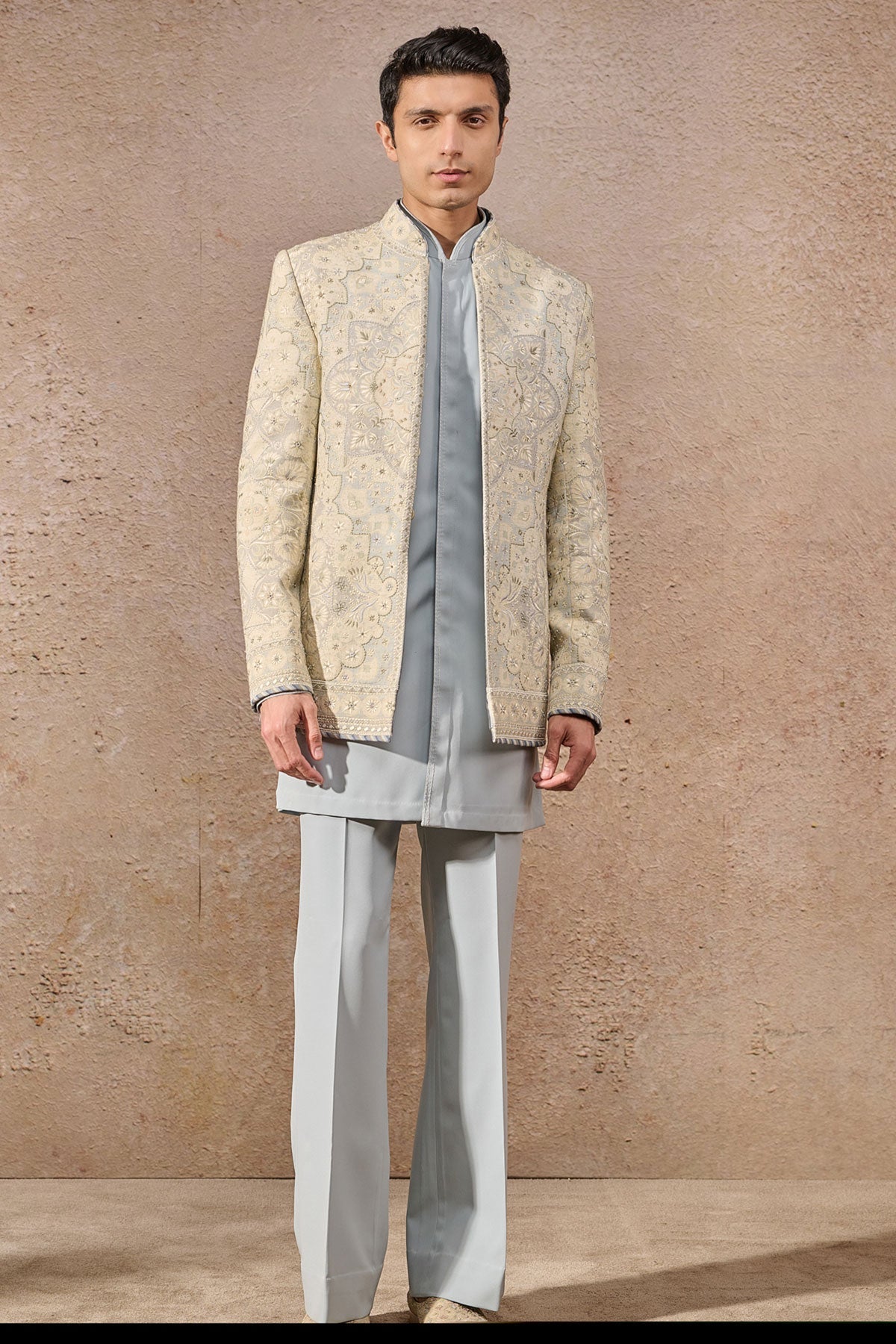 Classic Printed Bandhgala