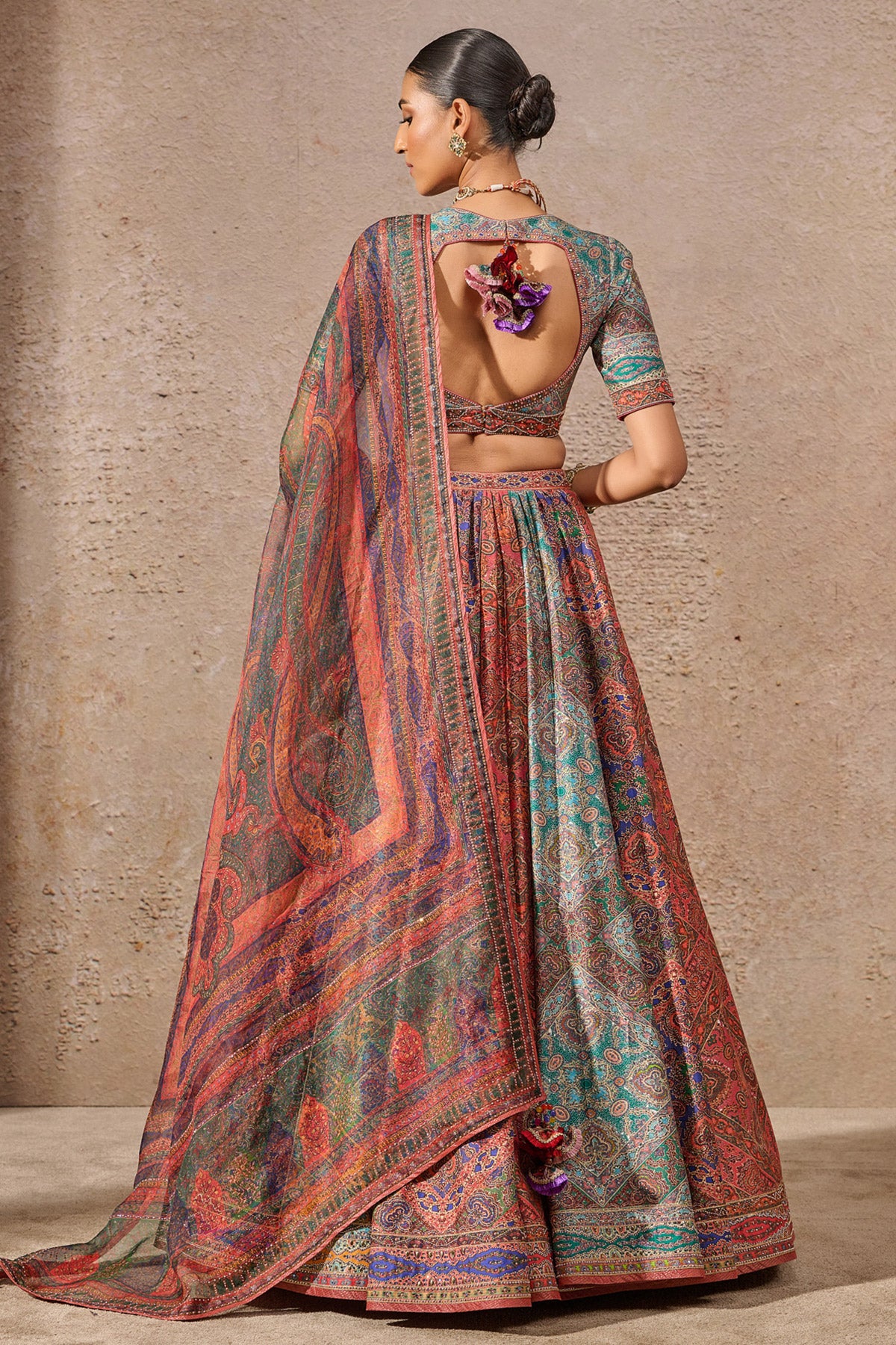 Printed Sujani Lehenga