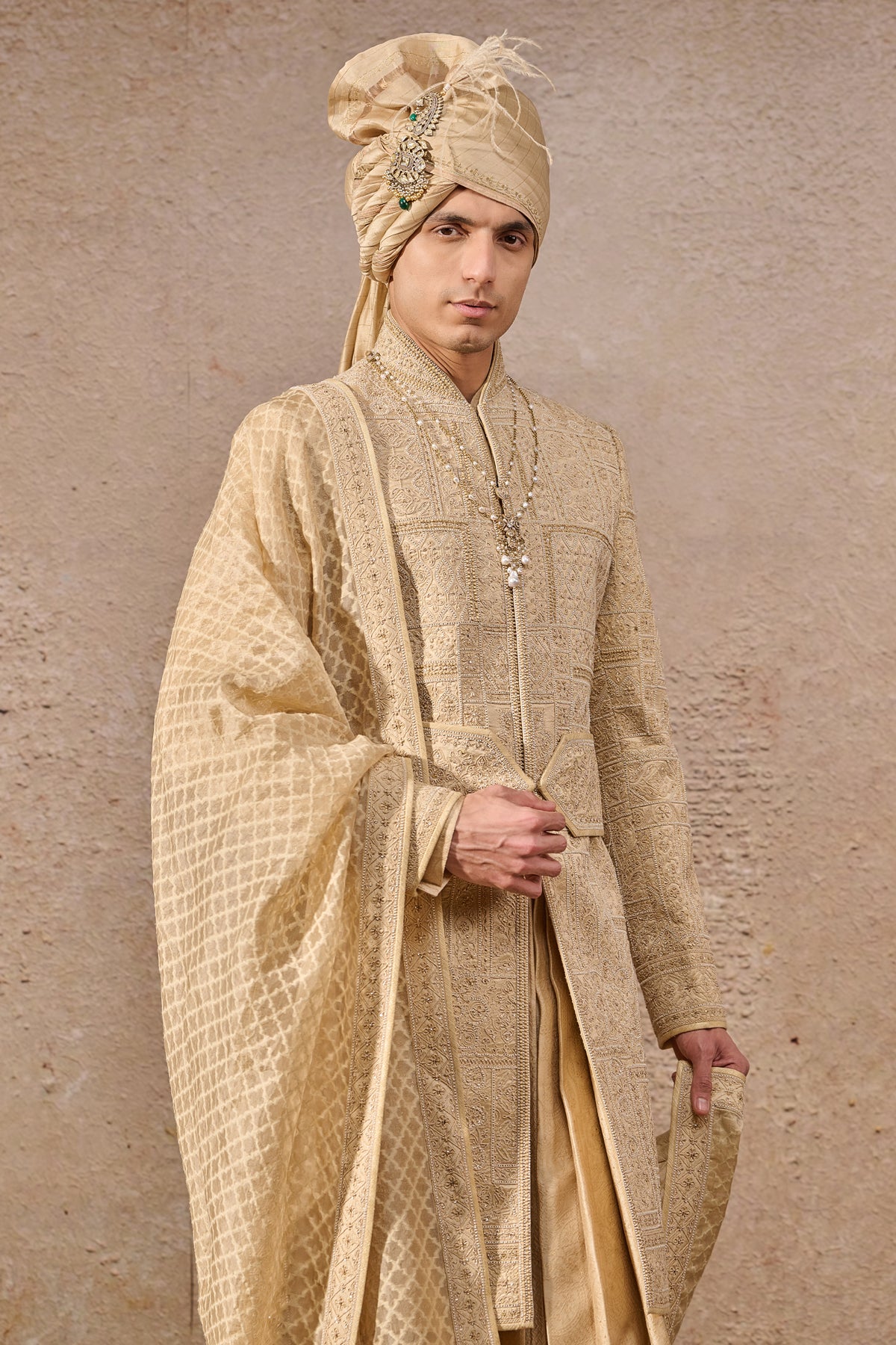 Classic Hand Embroidered Sherwani