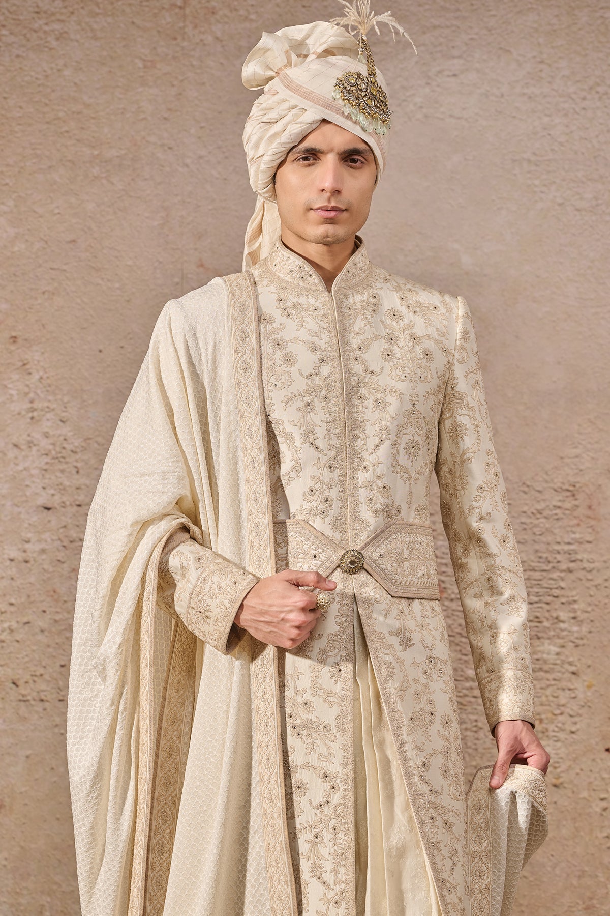 Classic Hand Embroidered Sherwani