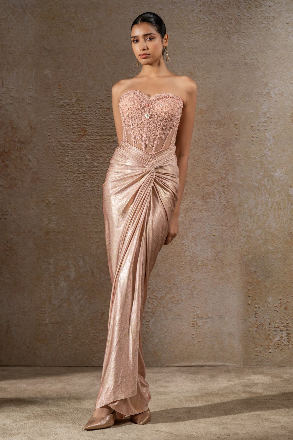 Draped Skirt & Corset