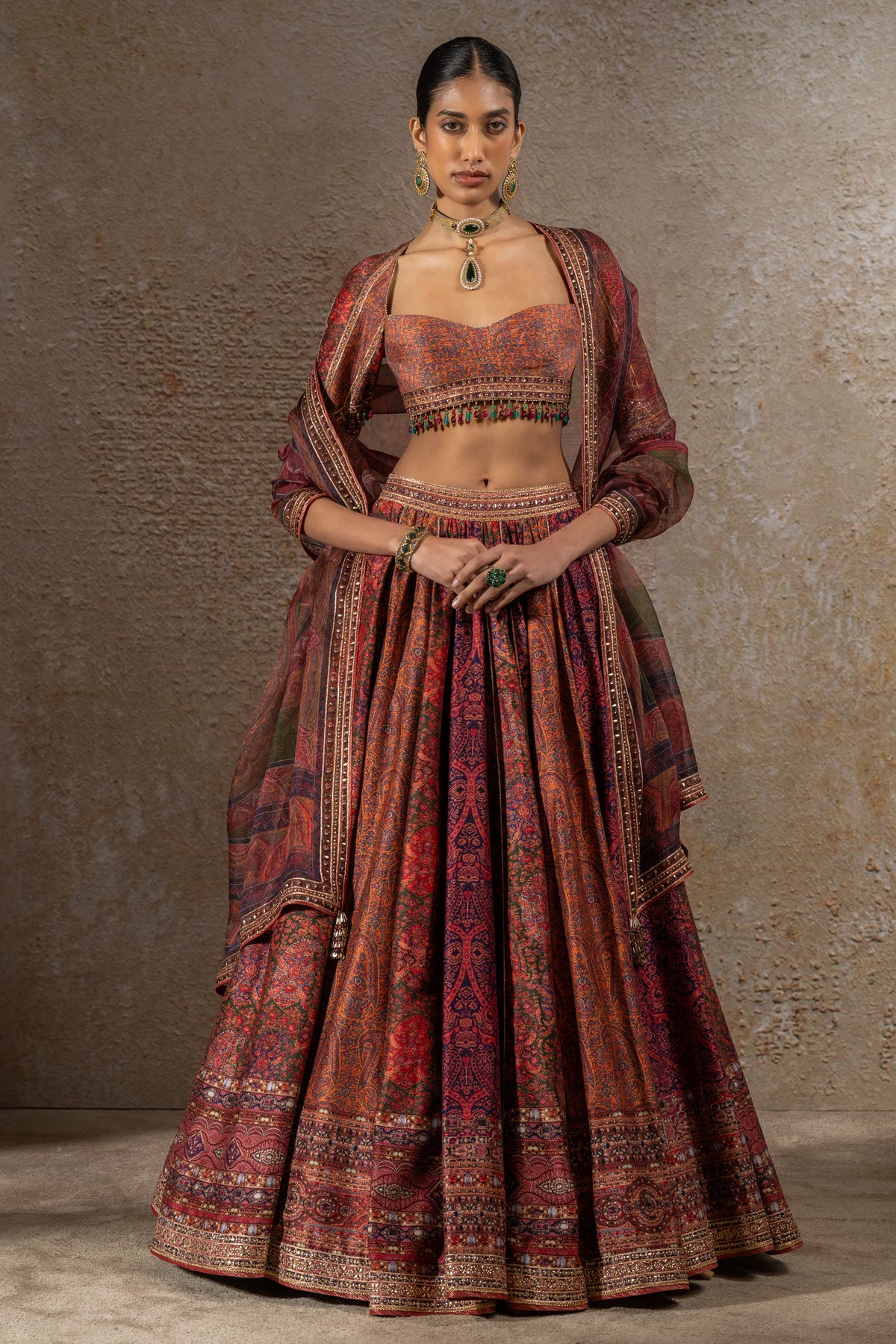 Printed Lehenga Set