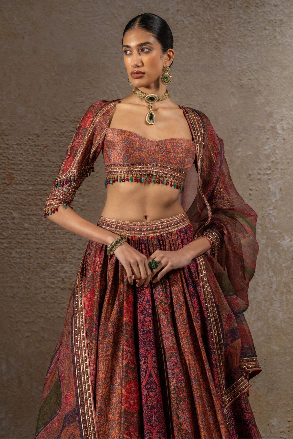 Printed Lehenga Set