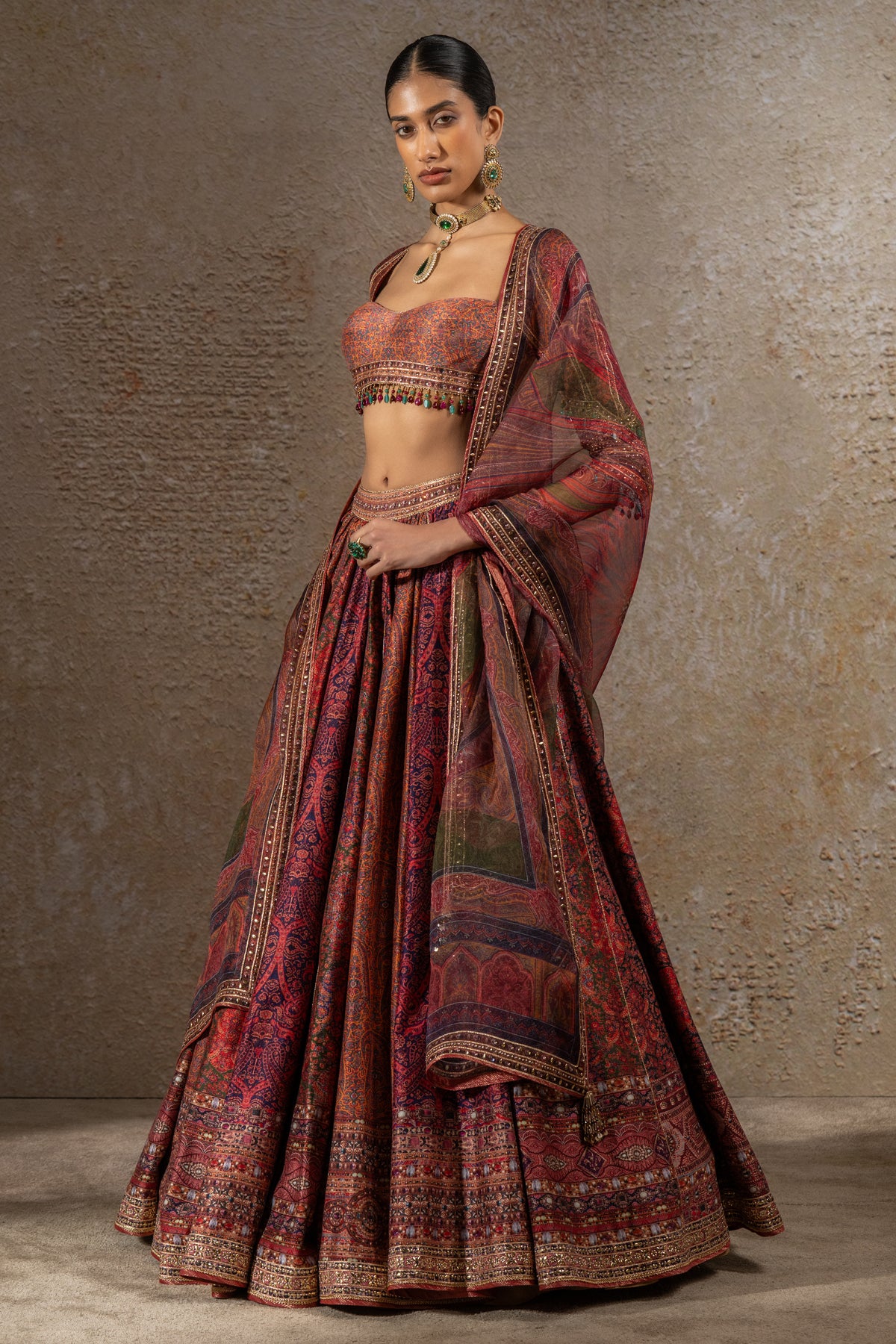 Printed Lehenga Set