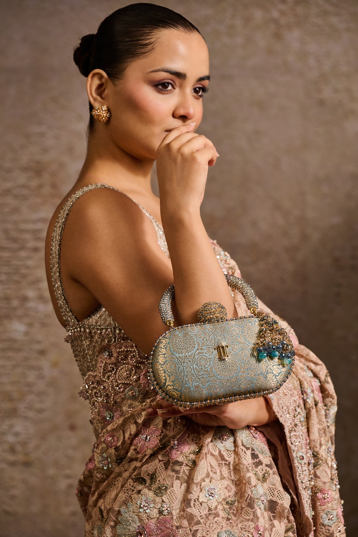 Brocade Clutch