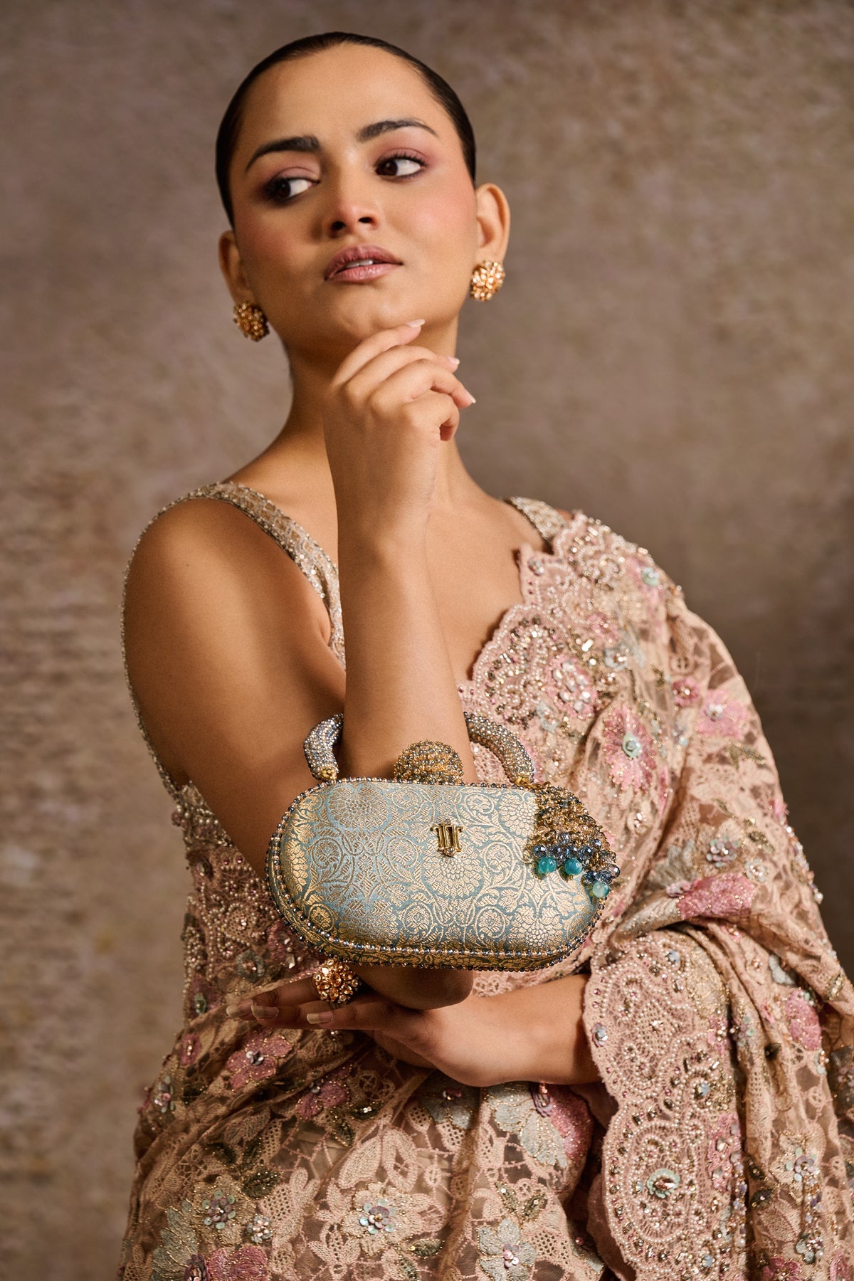 Brocade Clutch