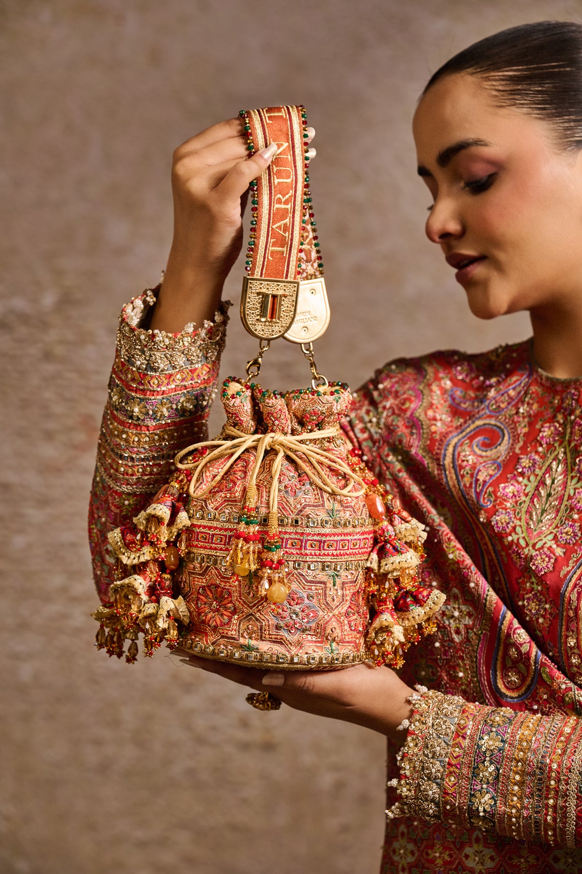 Embroidered Potli