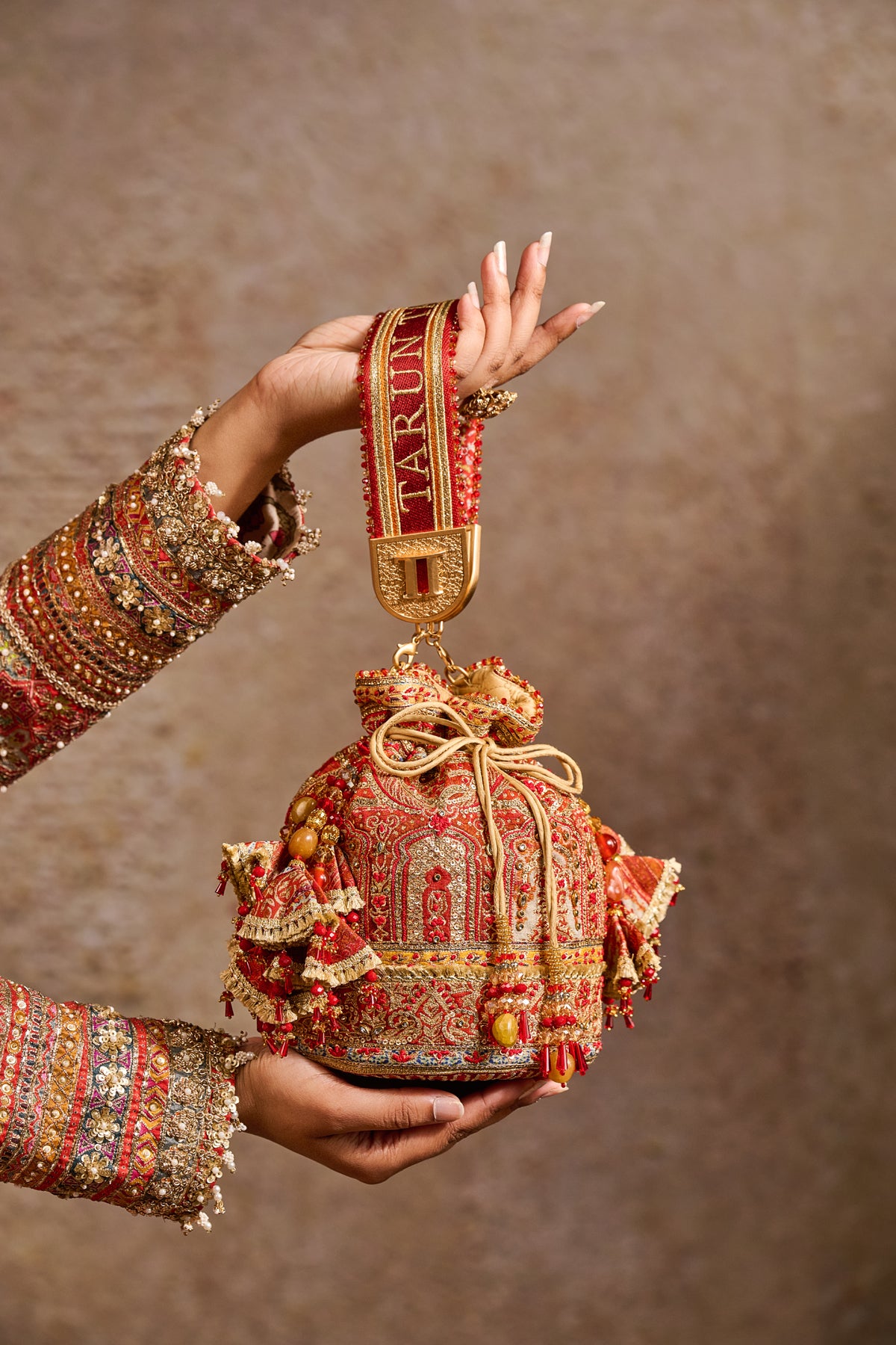 Embroidered Potli