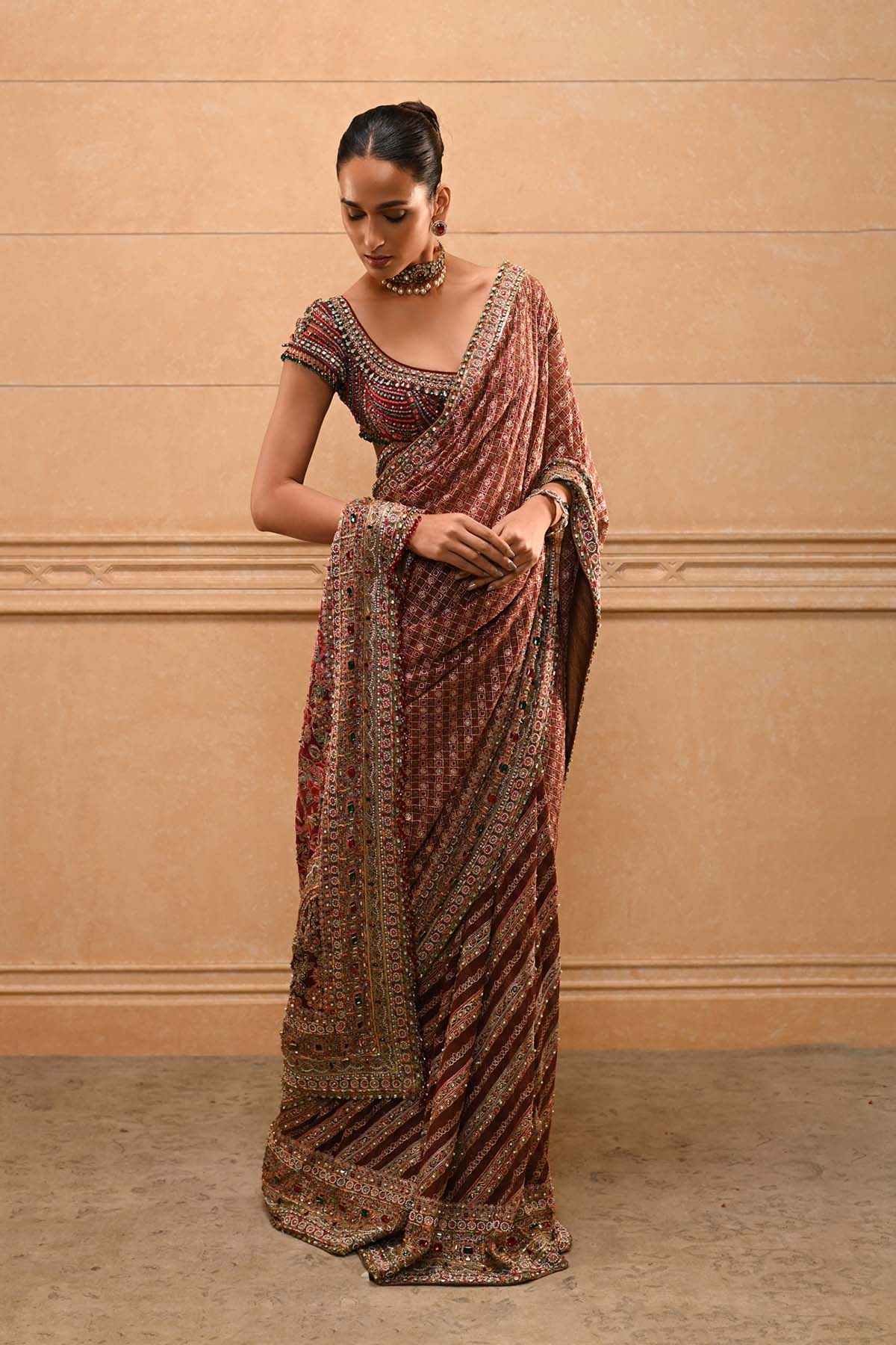Byzantium Embellished Saree