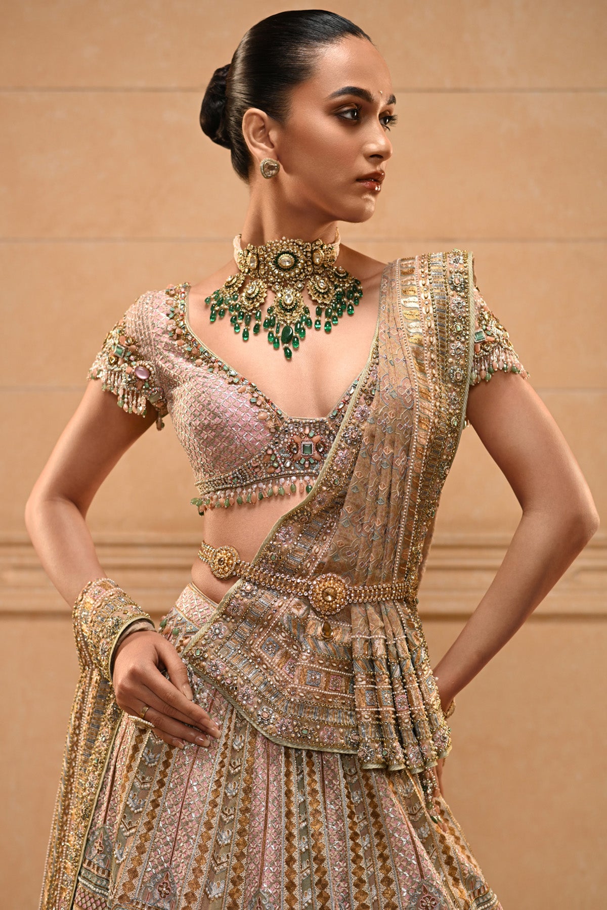 Shikhar Motif Lehenga