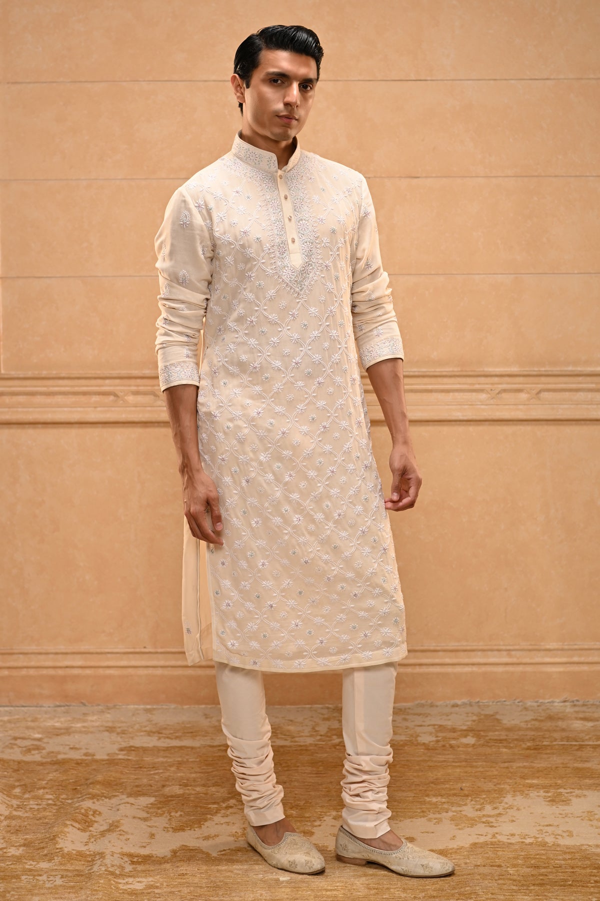 Classic Chikankari Kurta Set