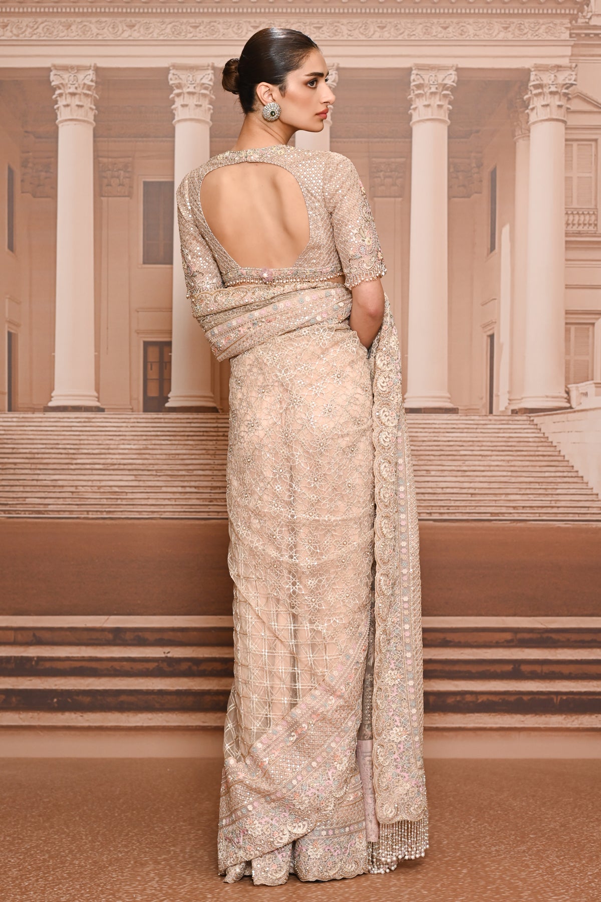 Ever Bloom Aari Embroidered Saree