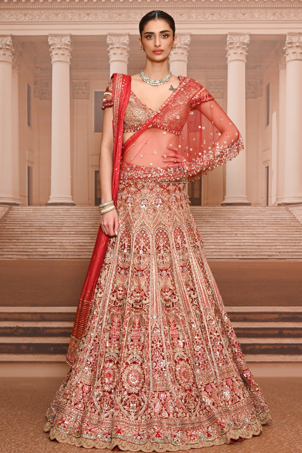Ever Bloom Kalidar Embroidered Lehenga