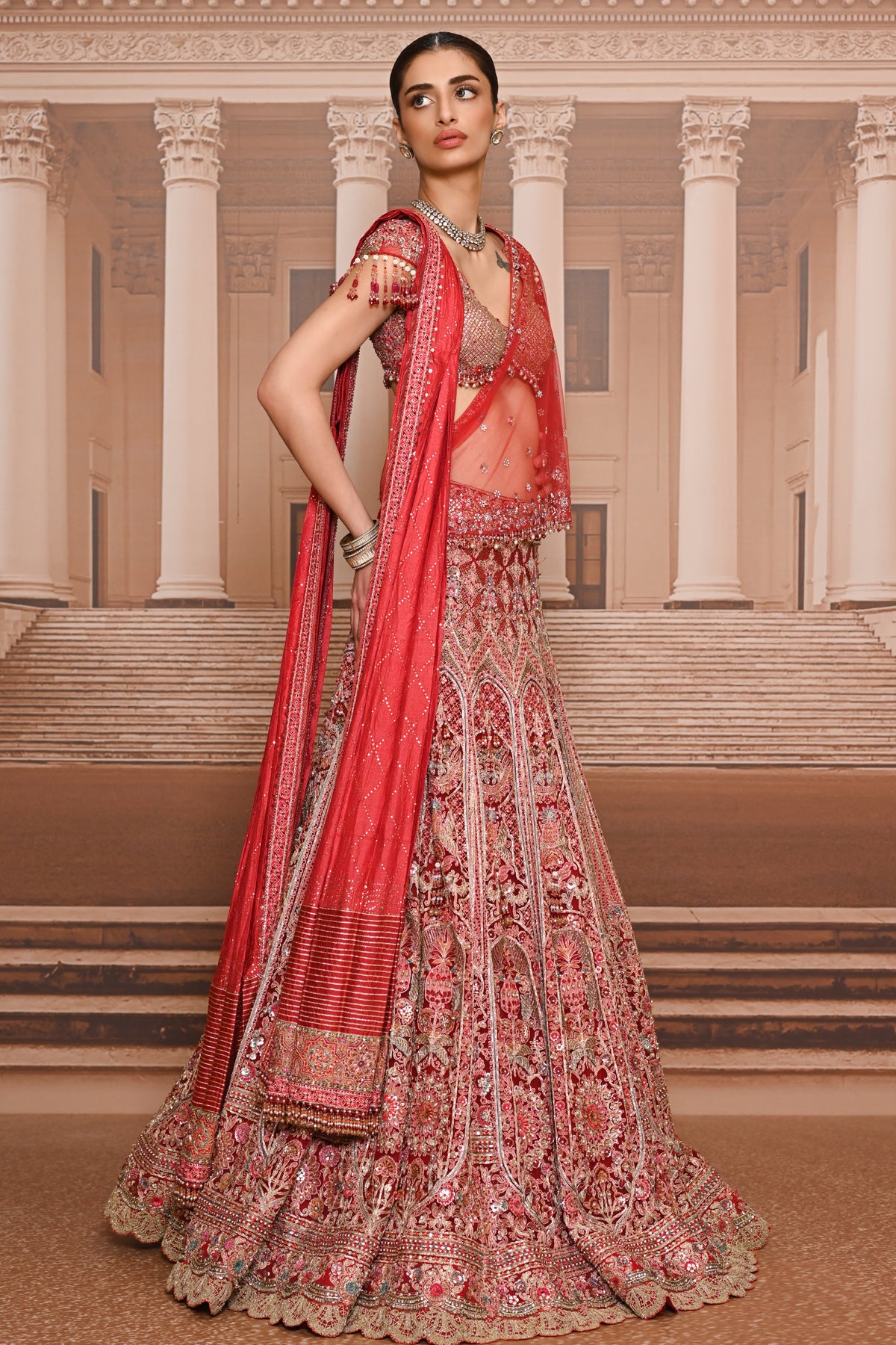 Ever Bloom Kalidar Embroidered Lehenga