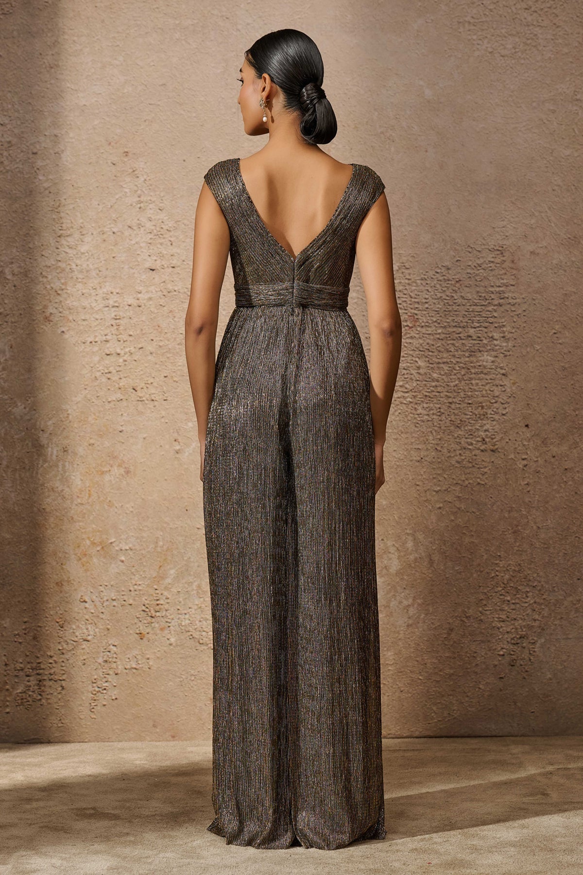 Otherworldly Signature Crinkle Jewel Jumpsuit