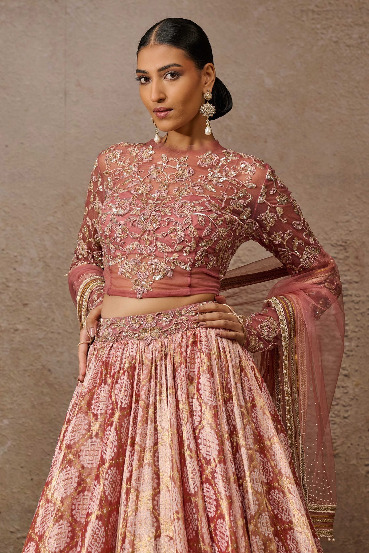 Otherworldly Signature Textile Lehenga