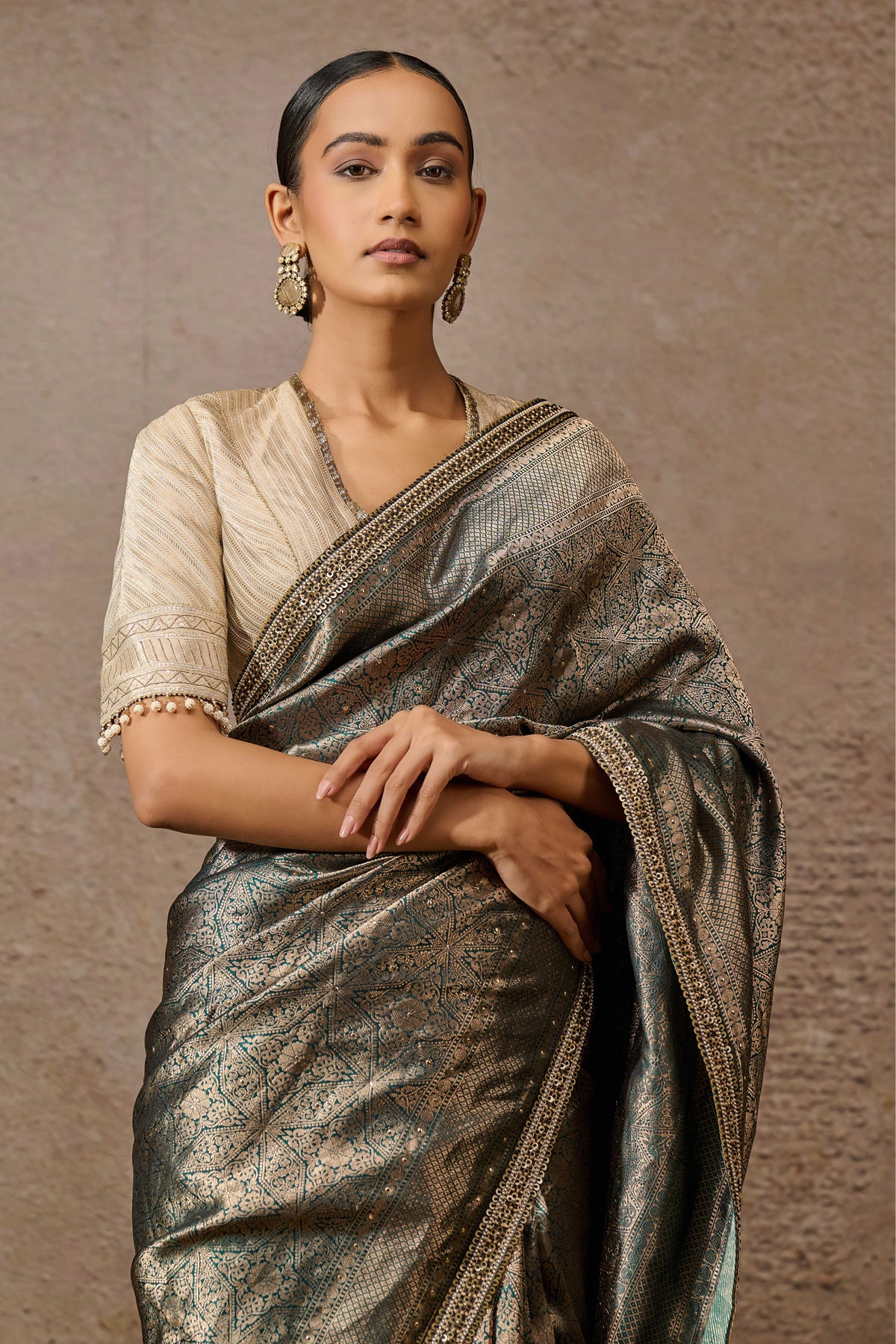 Brocade Saree Blouse Fabric