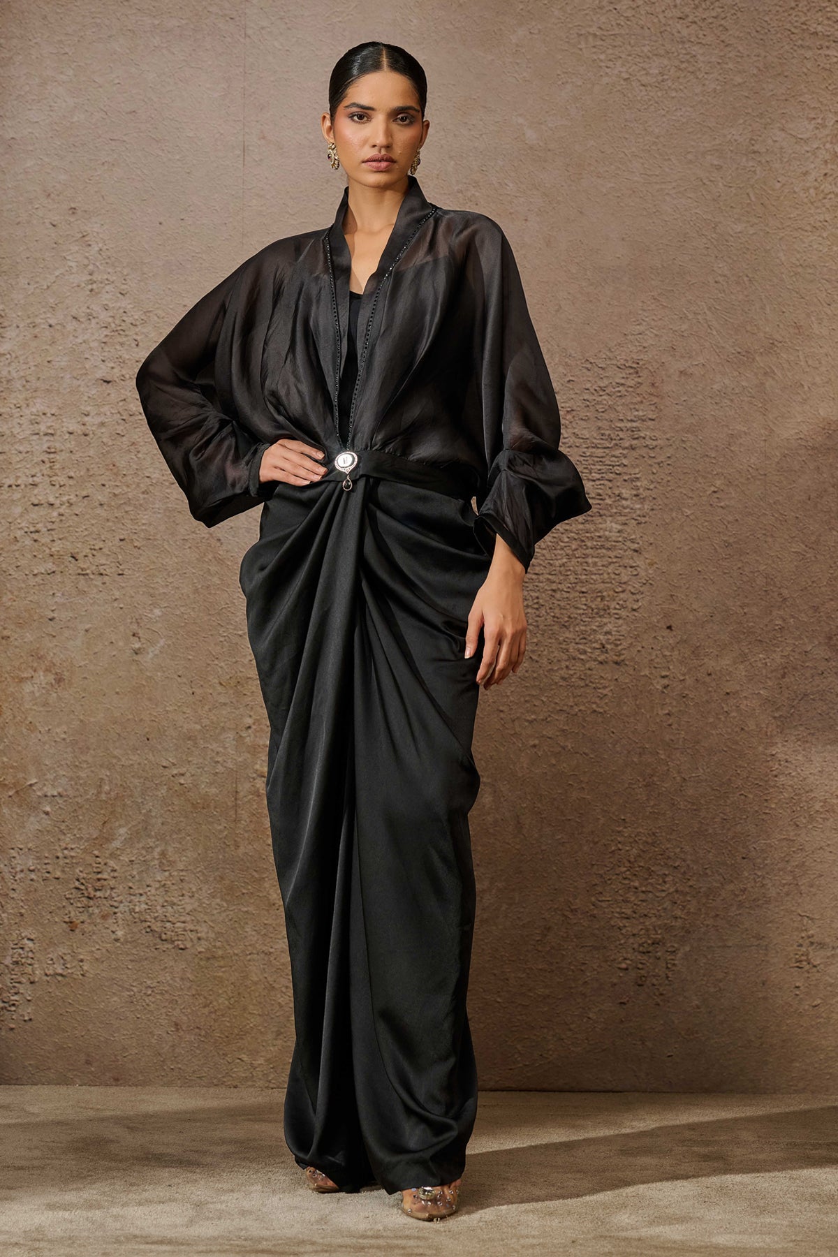 Ruched Top & Trouser Co Ord Set