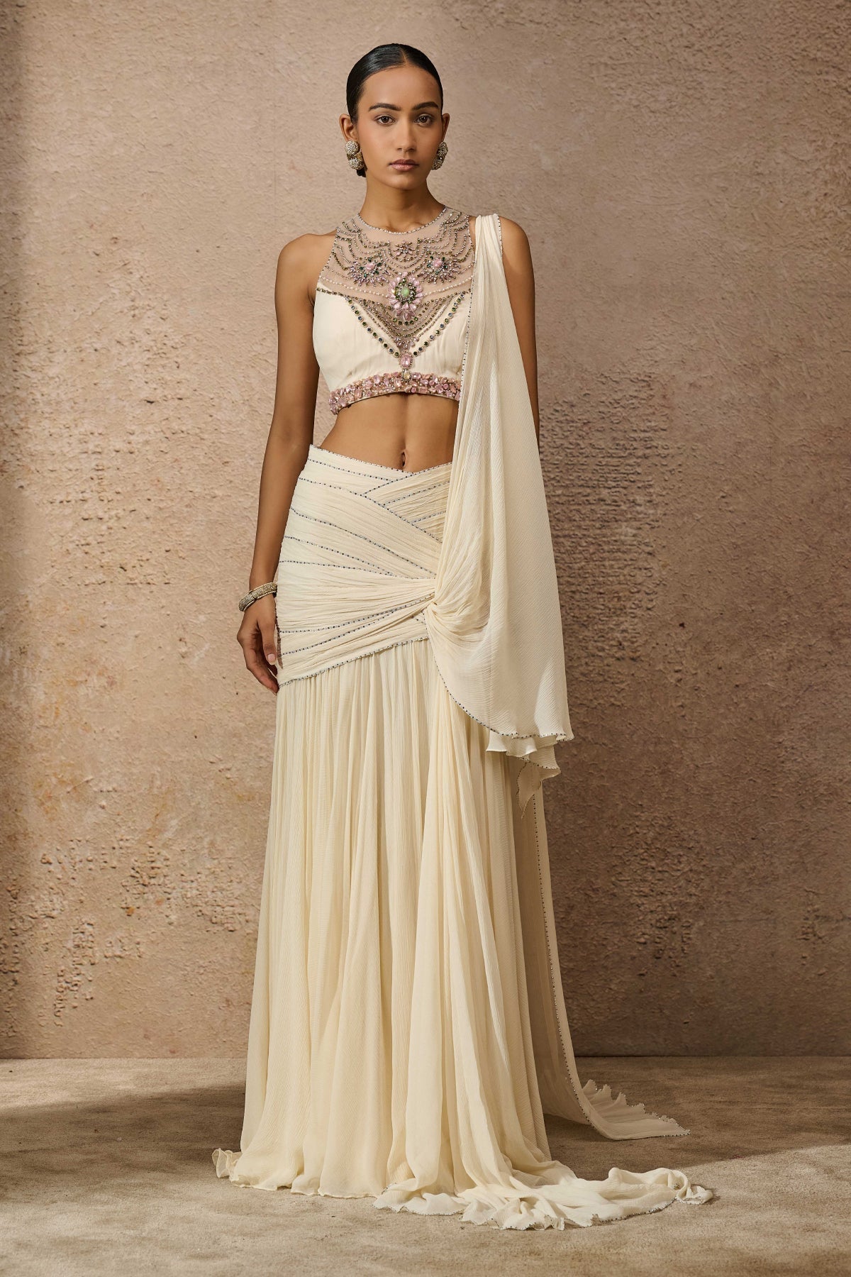 Otherworldly Sculpted Concept Saree