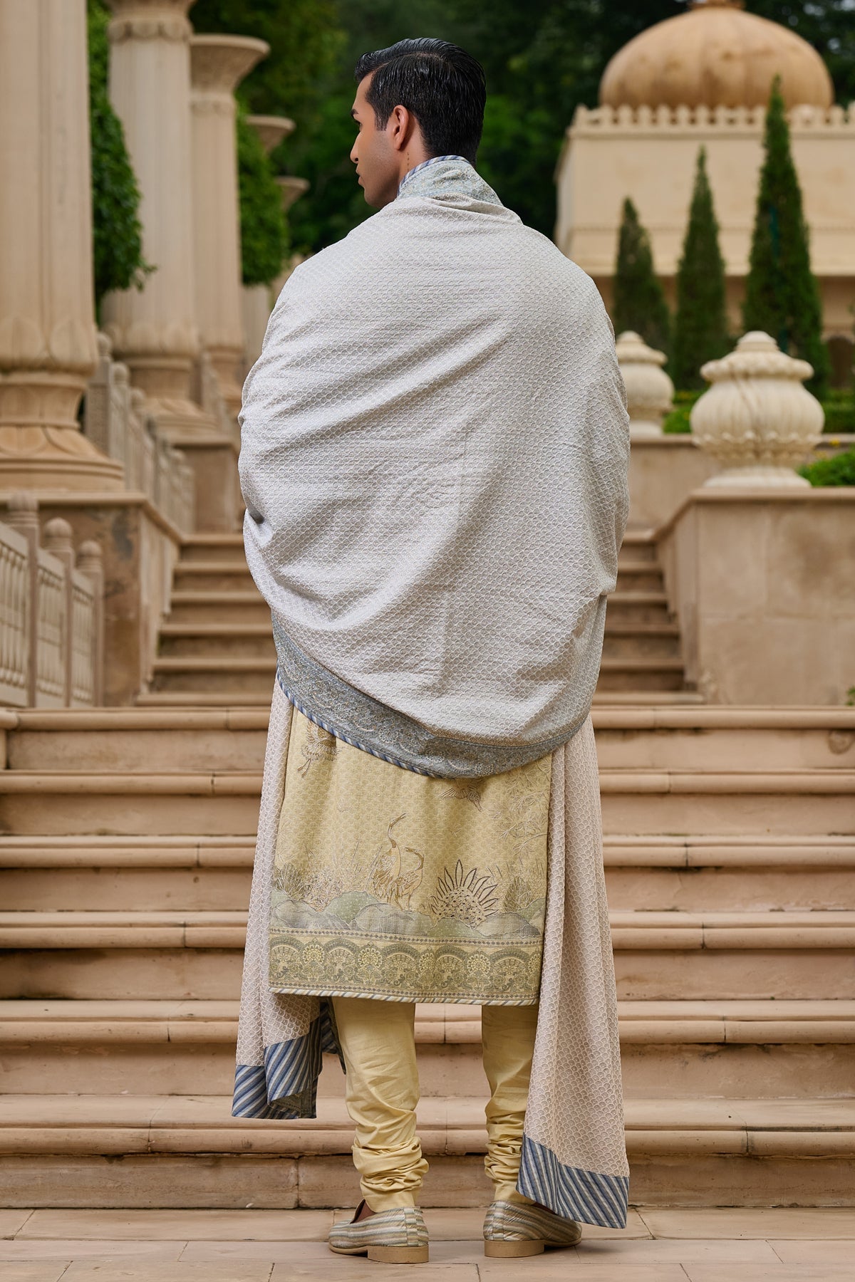 Golden Light Pichwai Printed Kurta Set
