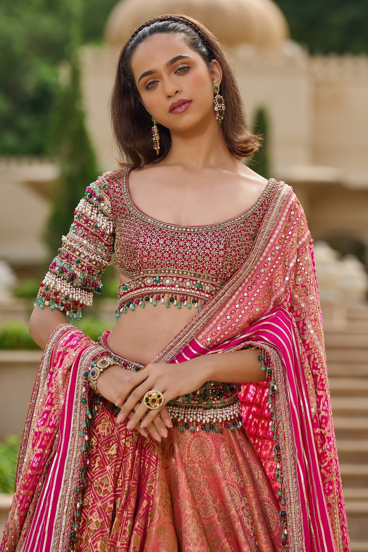 Gharchola & Brocade Lehenga