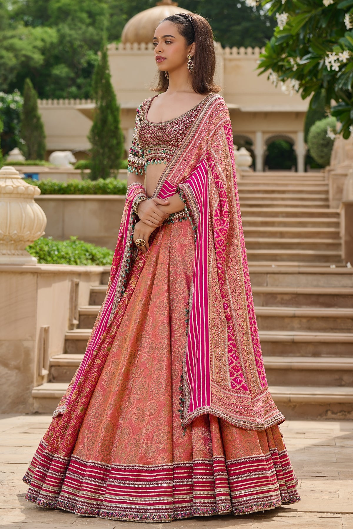 Gharchola & Brocade Lehenga