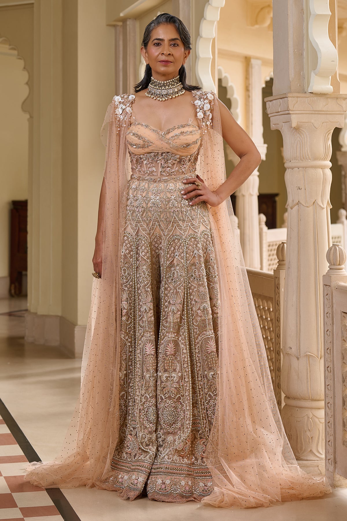 Quintessence Embroidered Jumpsuit