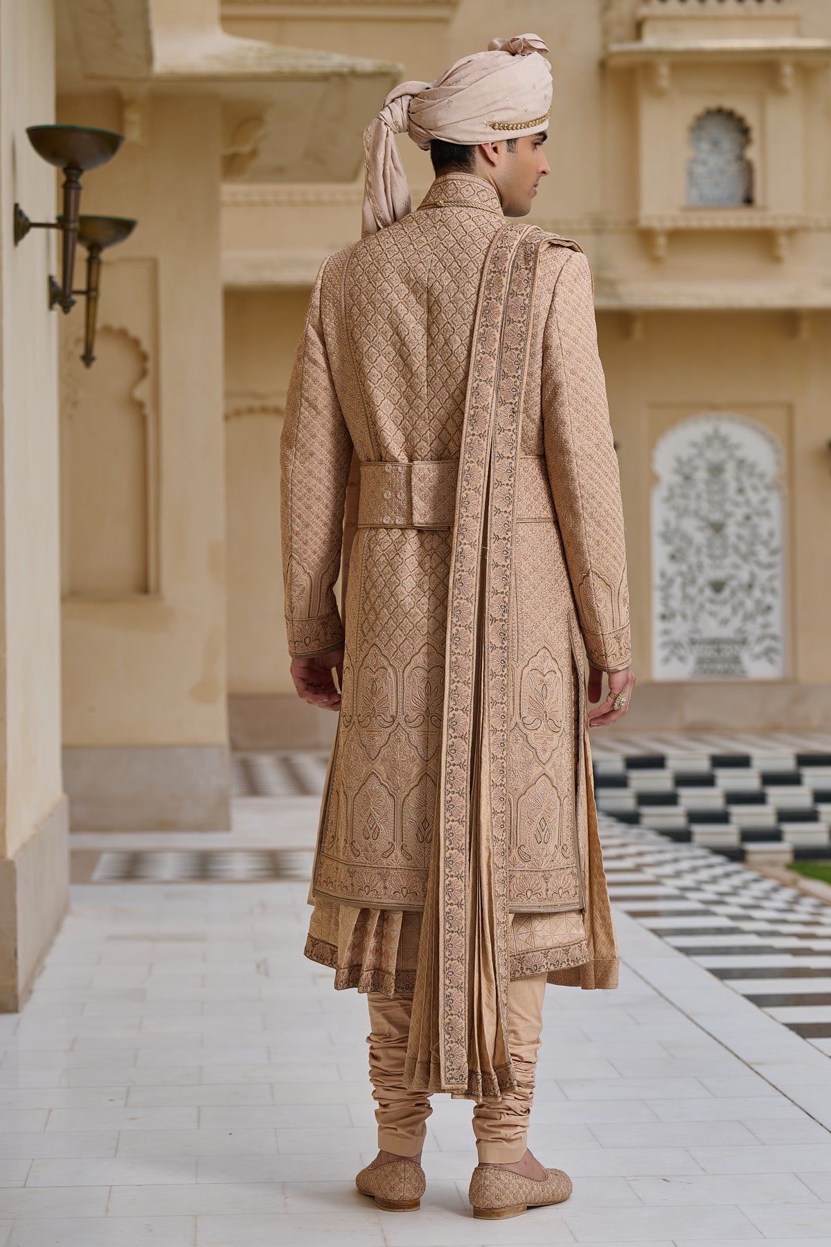 Dori Embroidered Sherwani Set