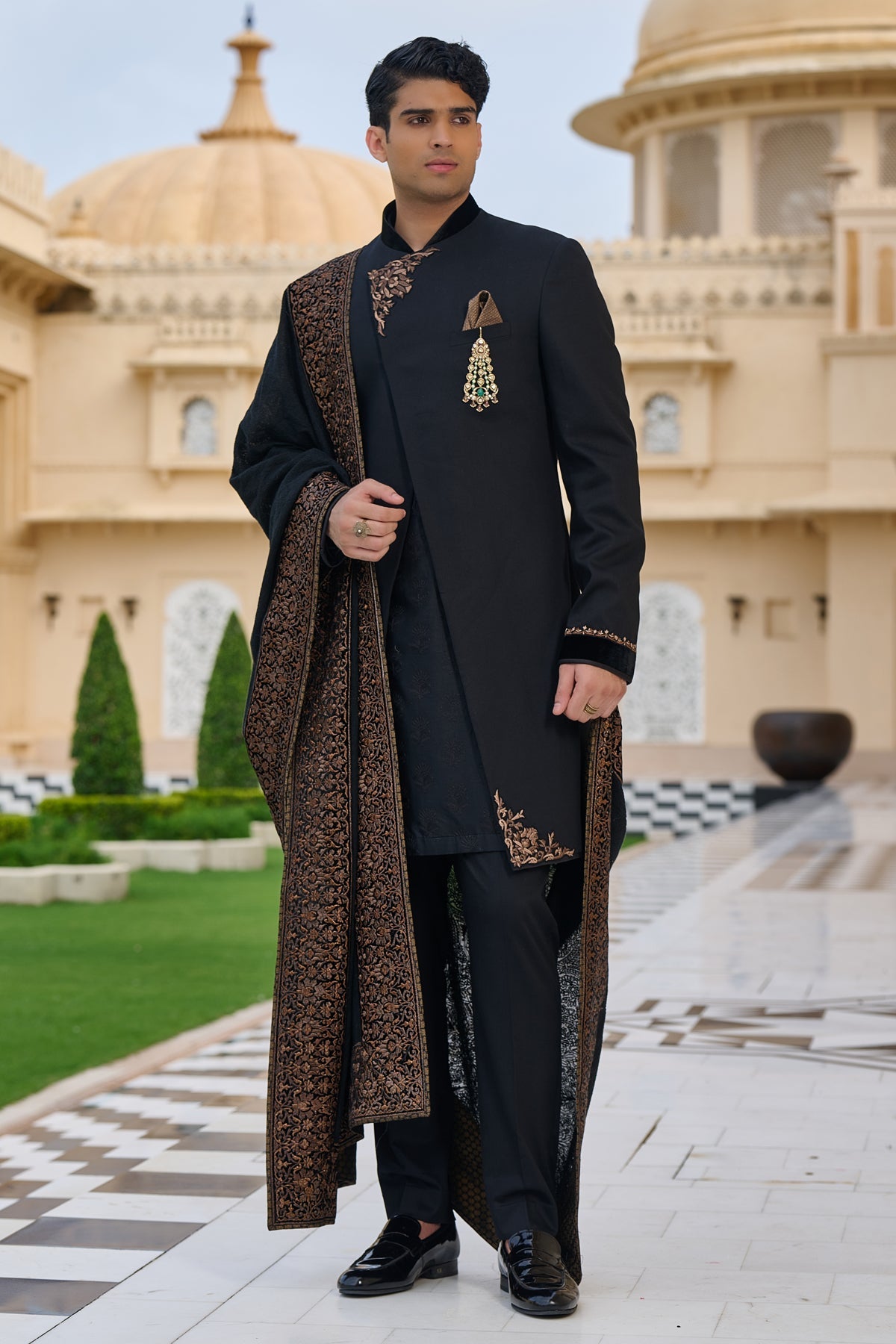 Classic Achkan Sherwani Set