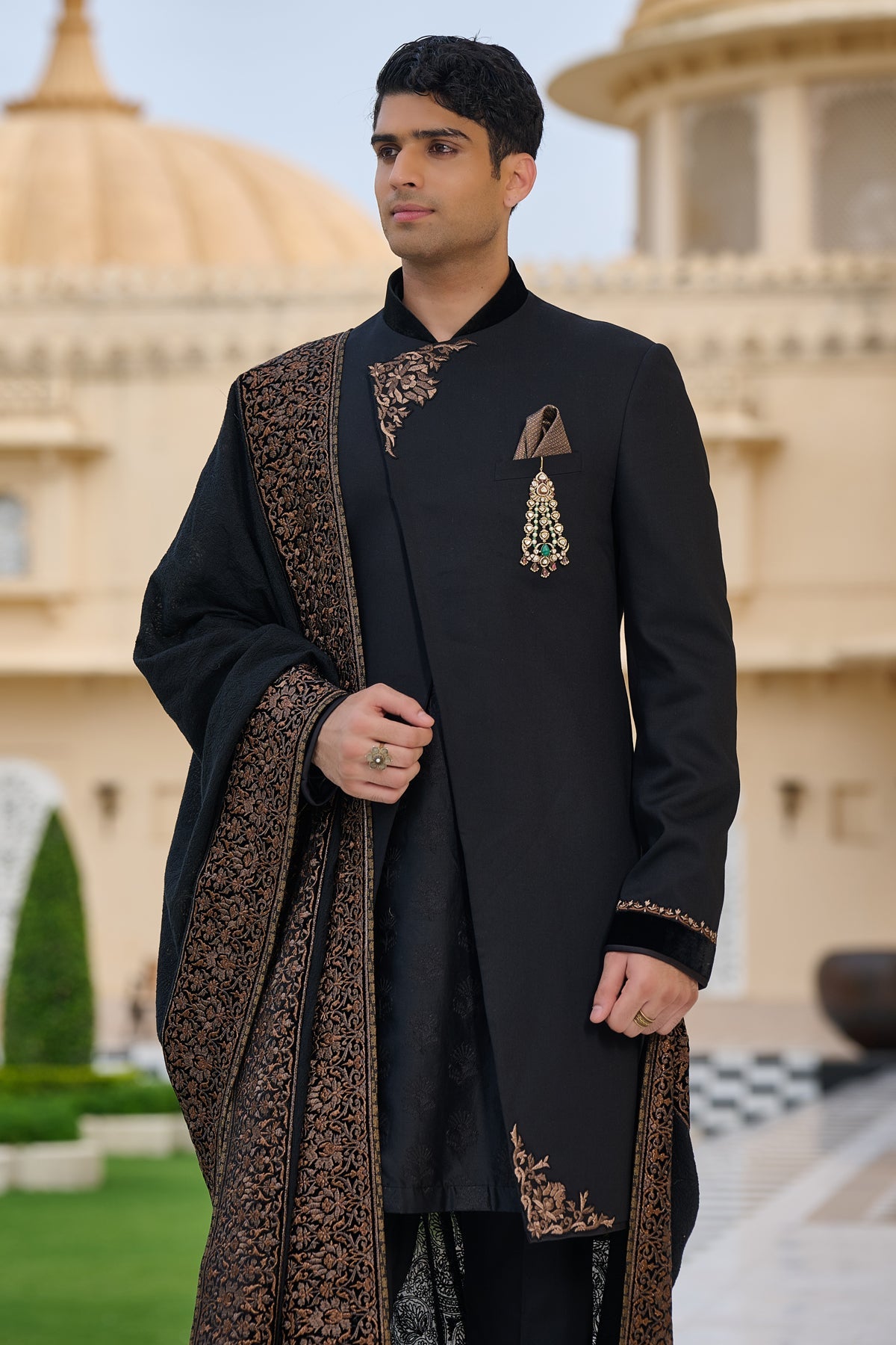 Classic Achkan Sherwani Set