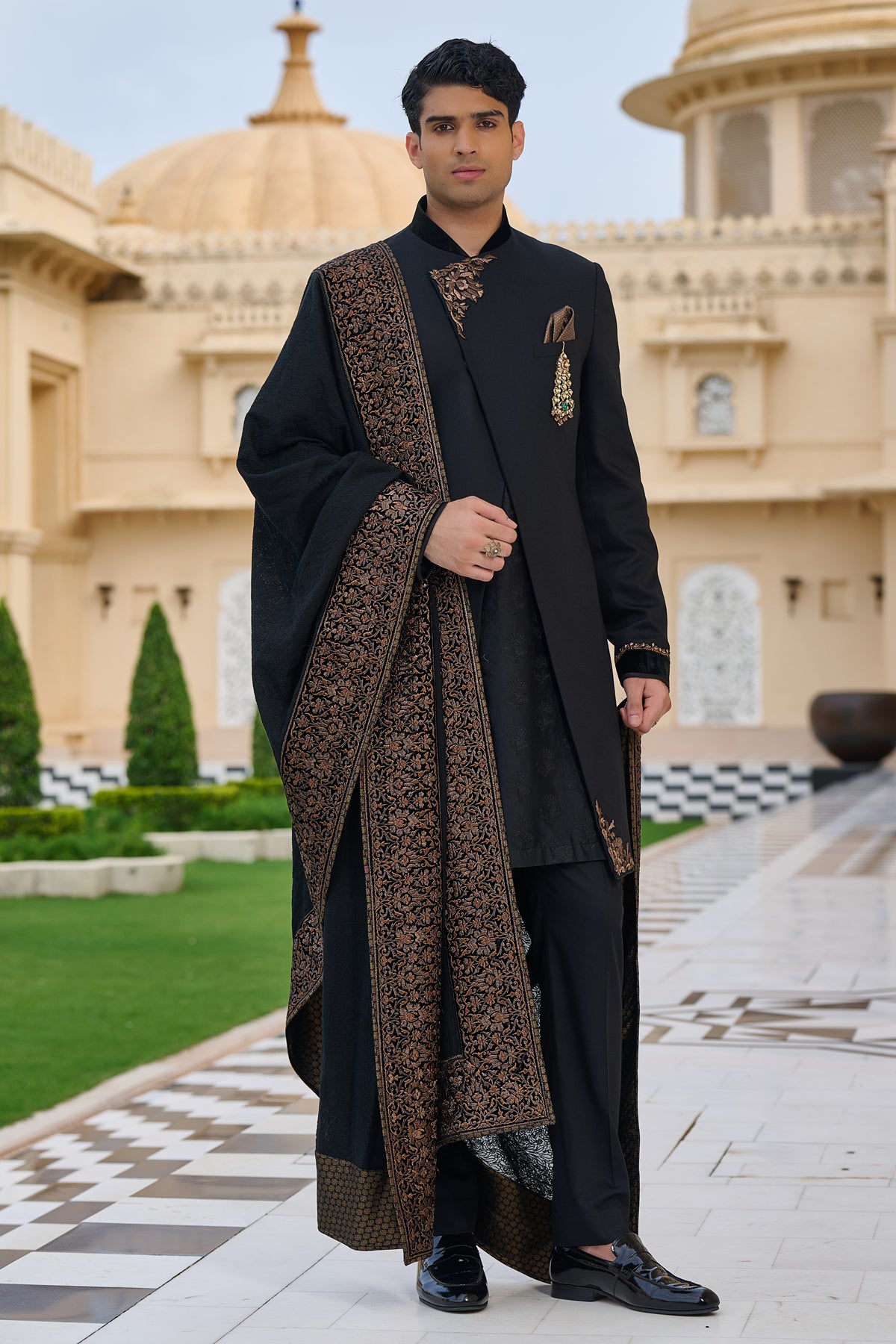 Classic Achkan Sherwani Set