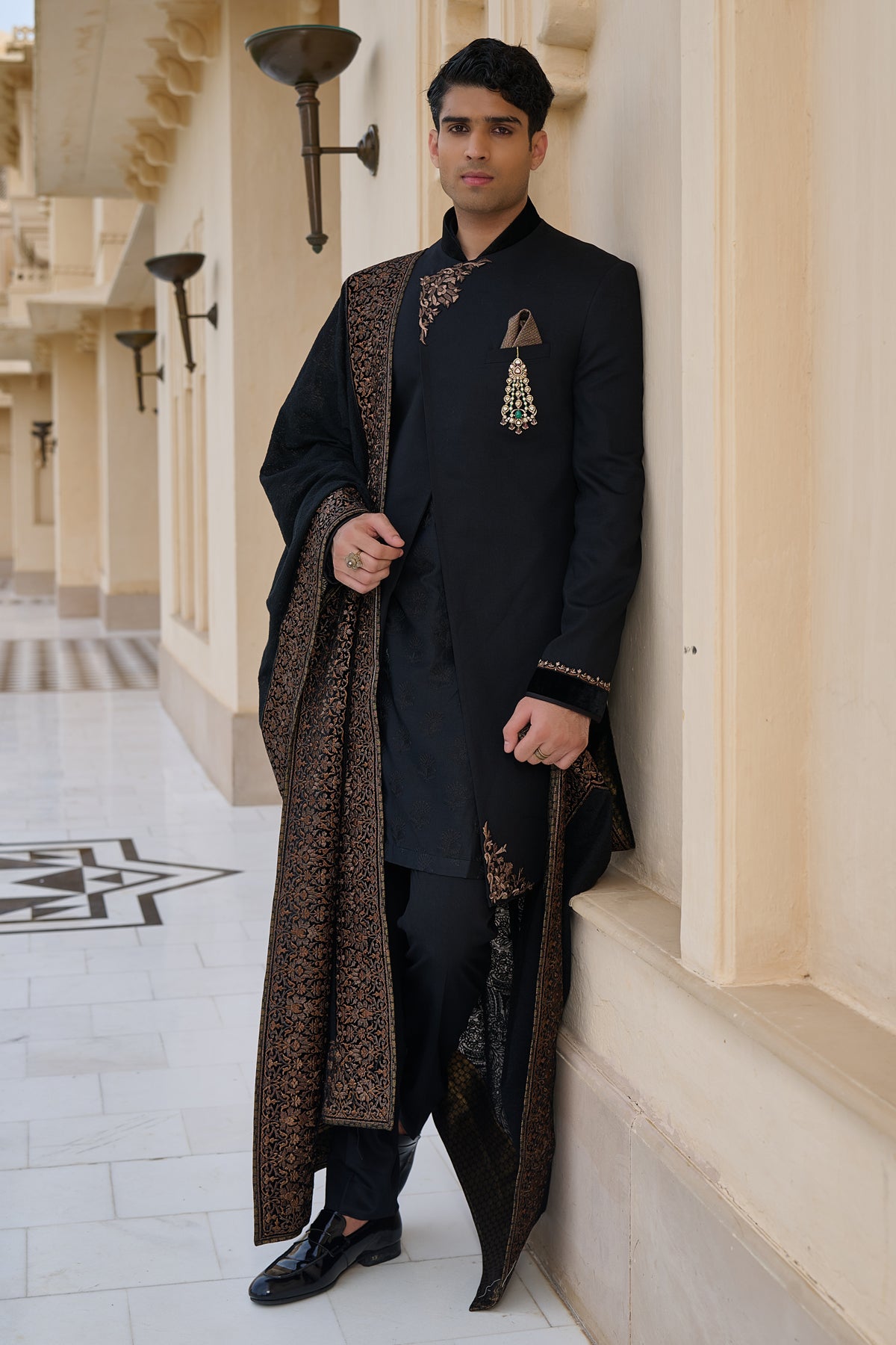 Classic Achkan Sherwani Set