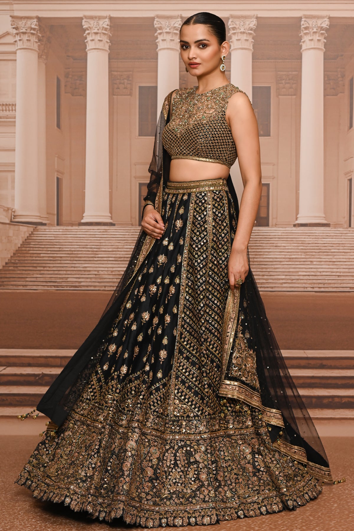 Ever Bloom Hand Embroidered Lehenga