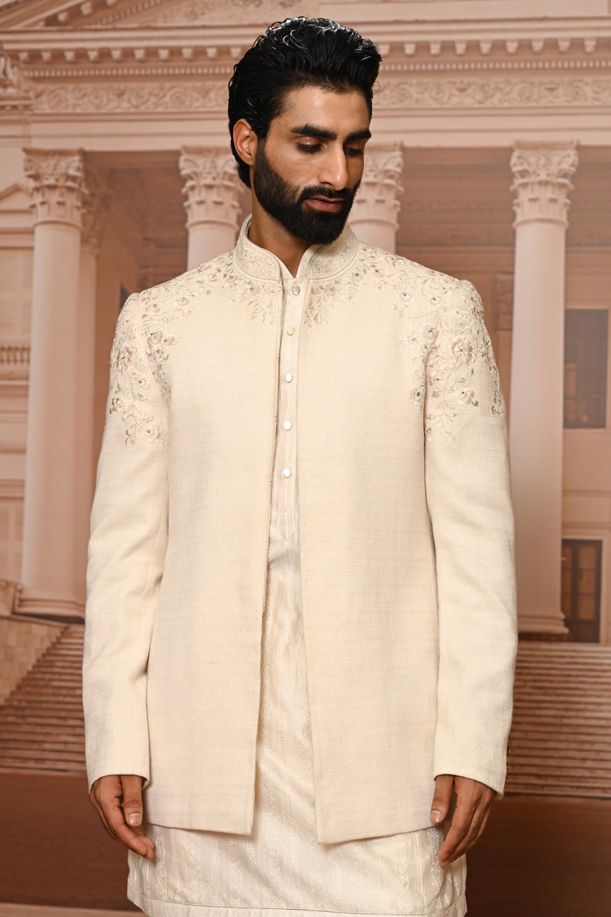 Ever Bloom Embroidered Bandhgala