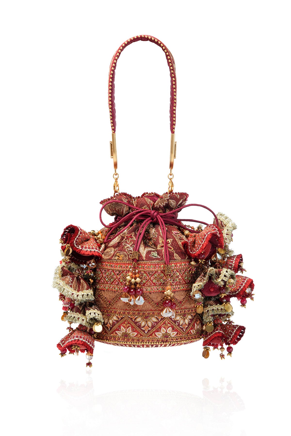 Scarlet Brocade Pottli