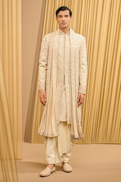 Chikankari Sherwani Set