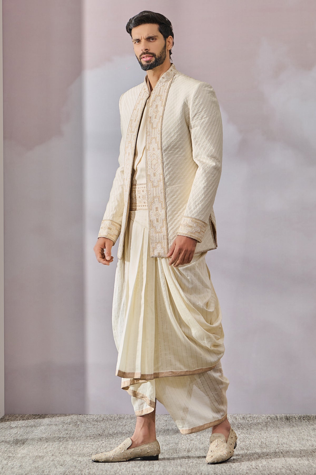 Bandgala Shirt Dhoti