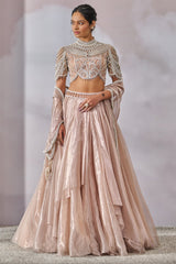 Blouse-Drape-Lehenga