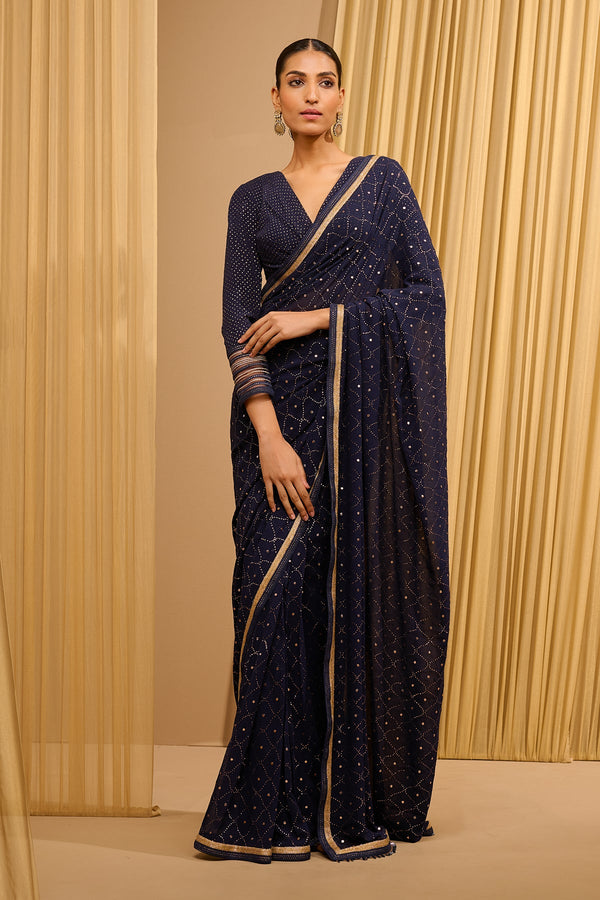 Classic Mukaish Saree