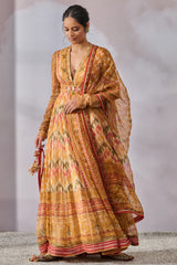 Anarkali-Dupatta-Churidar