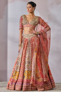 Blouse-Dupatta-Lehenga