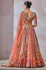 Blouse-Dupatta-Lehenga