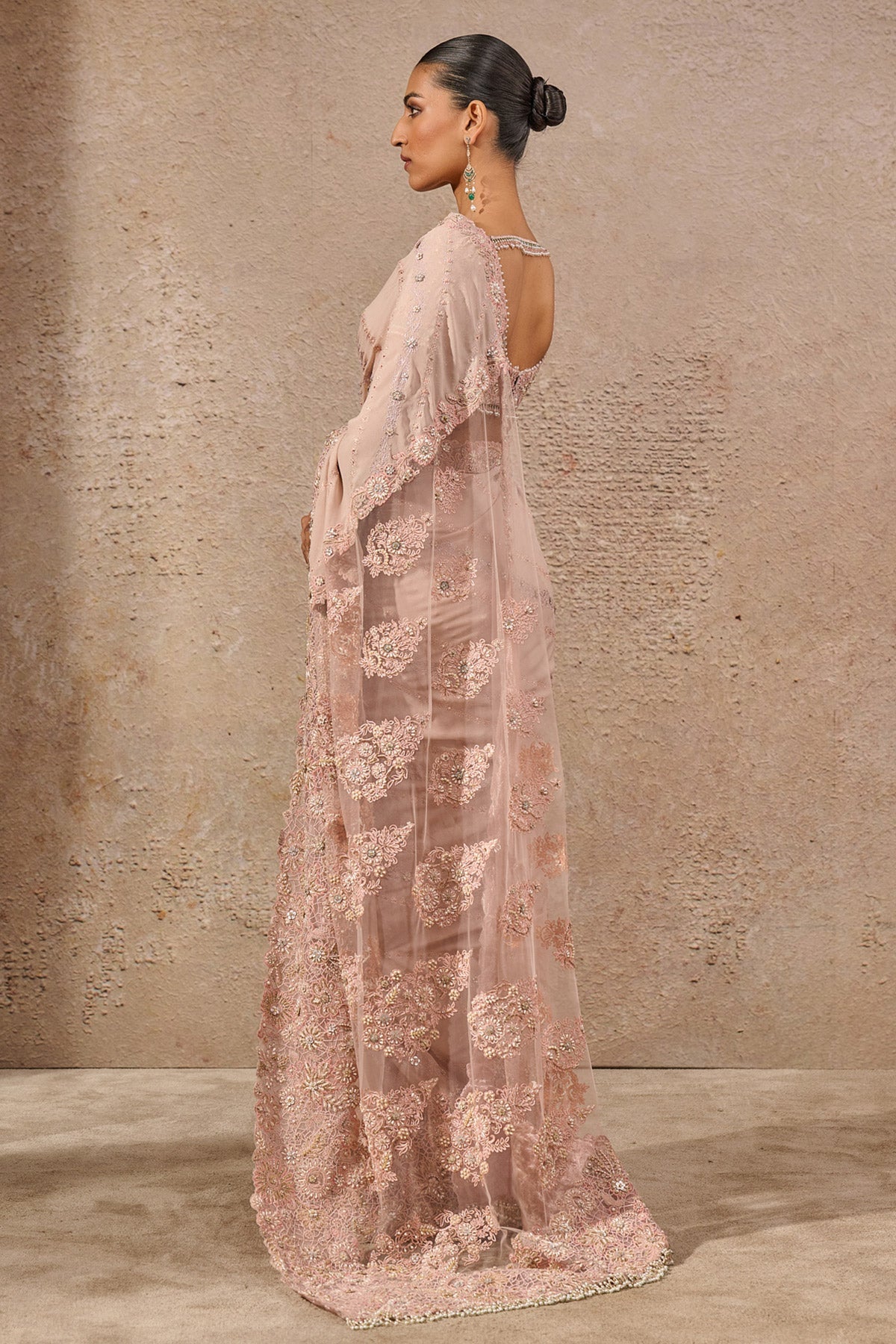 Hand Embroidered Saree