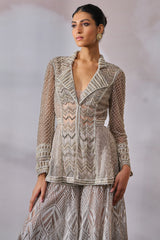 Bustier-Jacket-Sharara