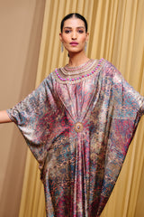 Signature Printed Kaftan Dress