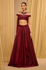 Classic Crinkle Lehenga