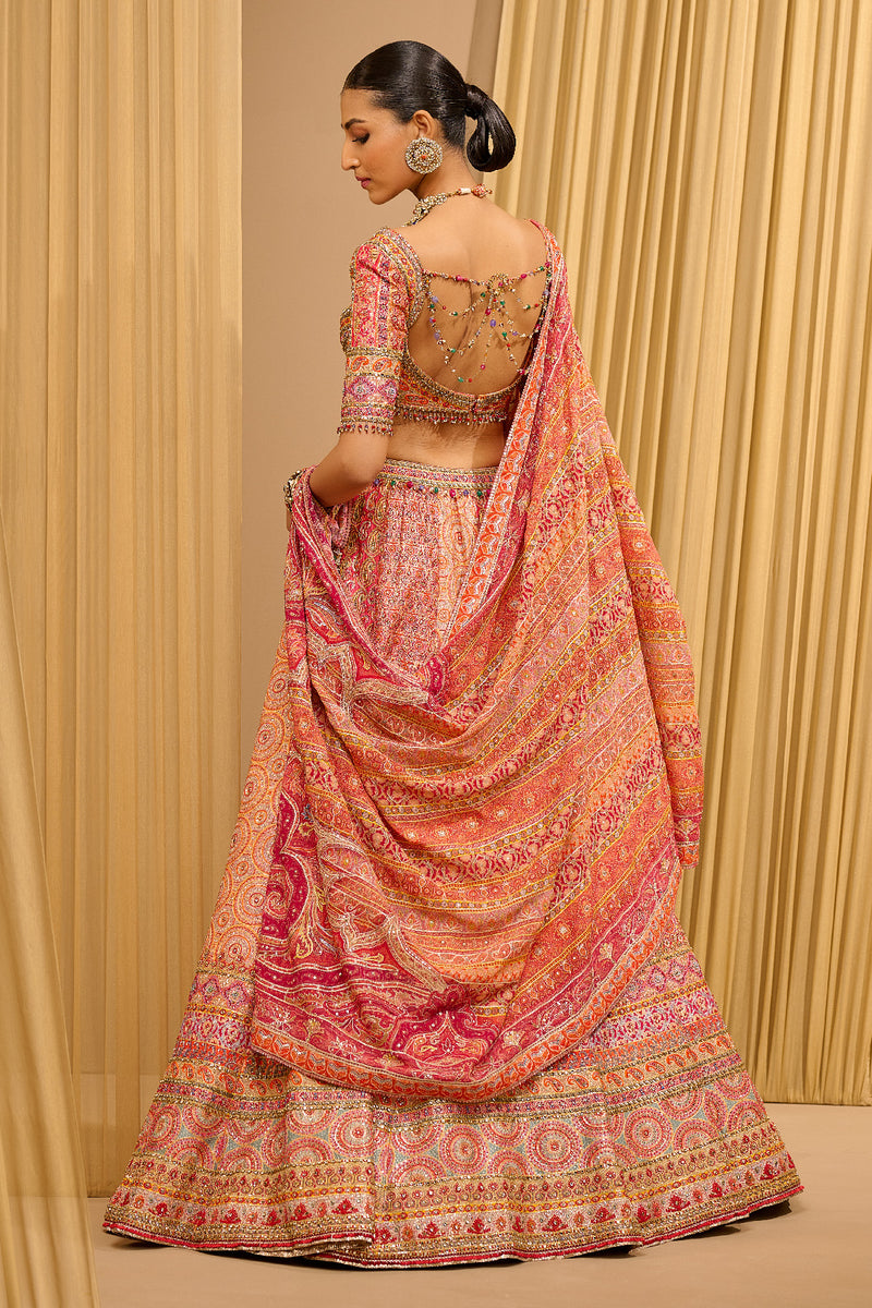 SIGNATURE HAND EMBROIDERED KASHIDA LEHENGA