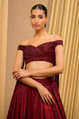 Classic Crinkle Lehenga