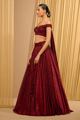 Classic Crinkle Lehenga